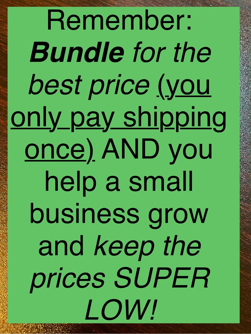 Just Press “Add to Bundle”